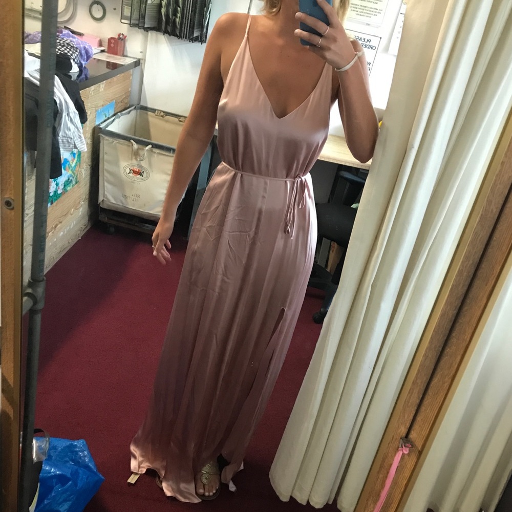 Reformation Silk Dress Size Large